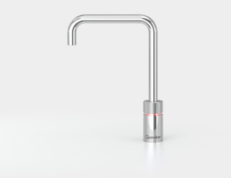 Quooker Nordic Square single tap, COMBI+ Plus and Cube *incl. FILTER*, chrome-plated, 7 YEAR WARRANTY, NSSCHRCOMBI+CUBE2