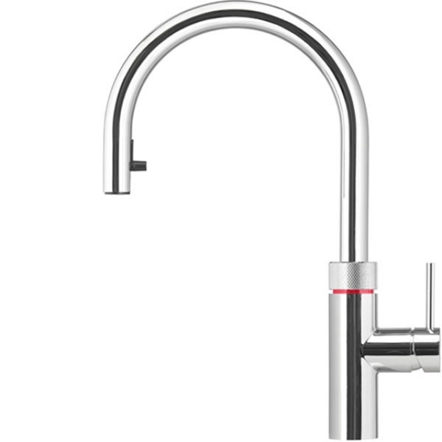 Quooker Flex, COMBI+ и Cube *вкл. ФИЛЬТР*, блестящий хром, ГАРАНТИЯ 7 ЛЕТ, FXRCHRCOMBI+CUBE