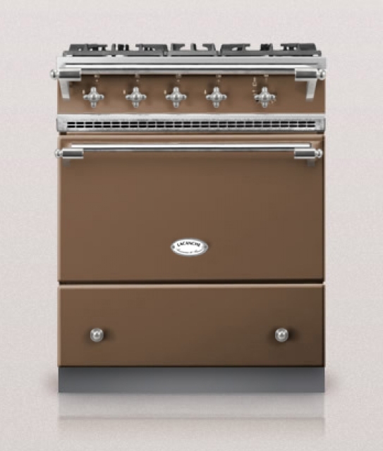 Lacanche Cormatin Classic, cooking station, 70 cm, color chestnut brown, with 5 year guarantee!