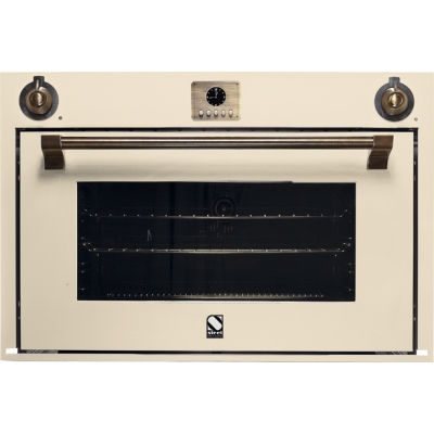 Сталь Аскот 90х60, встраиваемый духовой шкаф Combisteam, цвет Crema, AFE9-SCR, с гарантией 5 лет!