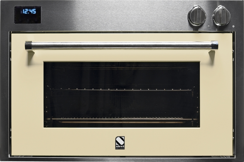 Steel Genesi 90x60, built-in oven, Combisteam, color Crema, GFE9-SCR, with 5 year guarantee!