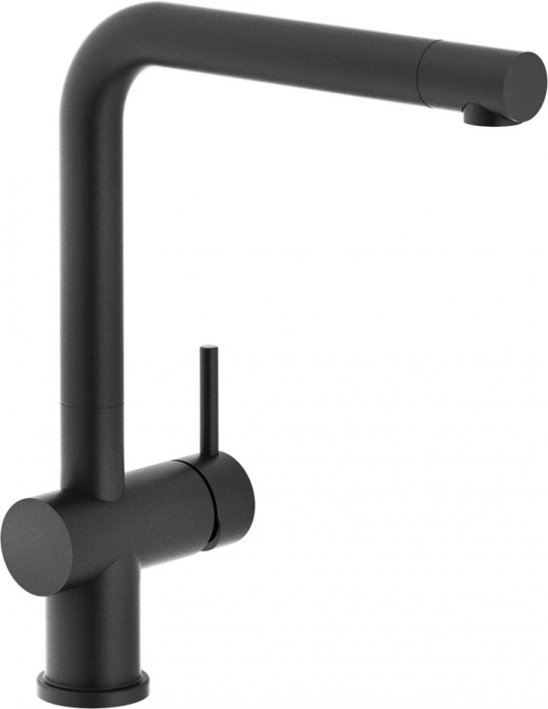 Systemceram KeraDomo SILA, single lever mixer, low pressure, 18703, color black