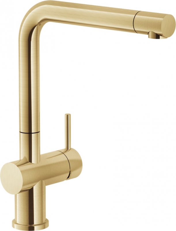 Systemceram KeraDomo SILA, single lever mixer, low pressure, 10403, color matt gold