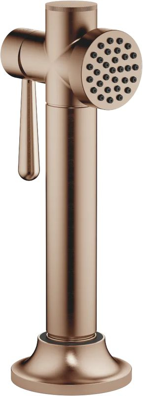 Dornbracht fittings accessories, VAIA flush shower set with round rosette, brushed bronze, 27718809-42