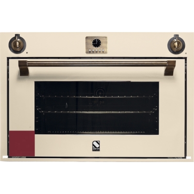 Steel Ascot 90x60, built-in oven, Combisteam, color Bordeaux red, AFE9-SBR, with 5 year guarantee!
