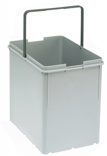 Franke ET waste separation system bucket 18 liters with gray bracket, 133.0016.358