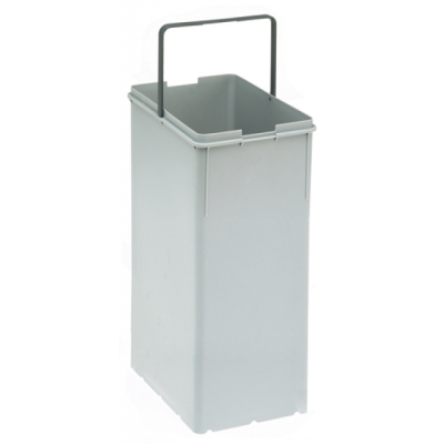 Franke ET waste separation system bucket 20 liters with bracket, gray, 230 x 295 x 365 mm, T5, 133.0042.702
