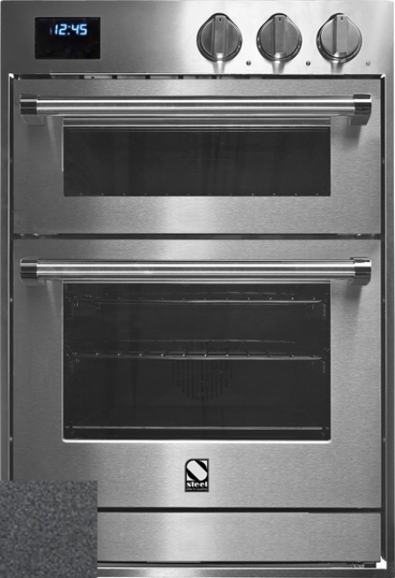 Steel Genesi 60x90, built-in oven, Combisteam, pizza oven, color anthracite, GFFE6-SAN, with 5 year guarantee!