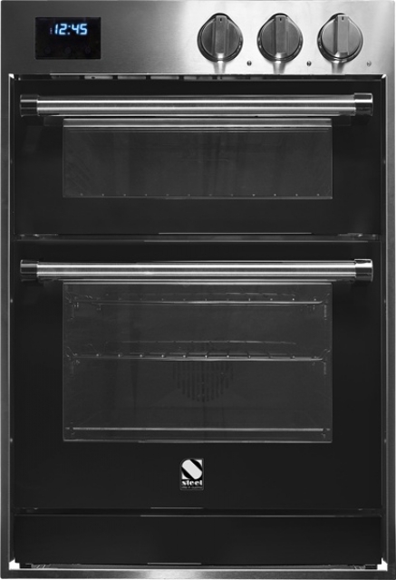 Steel Genesi 60x90, built-in oven, Combisteam, pizza oven, color black, GFFE6-SBA, with 5 year guarantee!