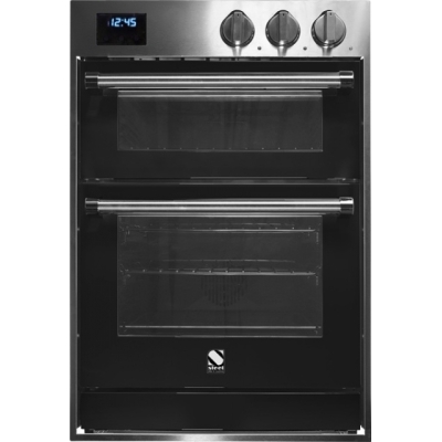 Сталь Genesi 60х90, встраиваемый духовой шкаф Combisteam, печь для пиццы, цвет черный, GFFE6-SBA, с гарантией 5 лет!