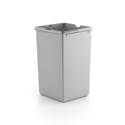 WESCO® replacement container, aluminum gray, 15 liters, single bucket, 8010073