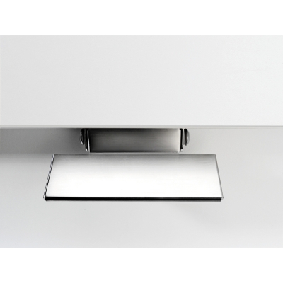 Naber jalalöök, roostevaba teras, kõikidele väljatõmmatava tehnoloogia seeria prügikastidele, millel on eesmine väljatõmme, 8011187