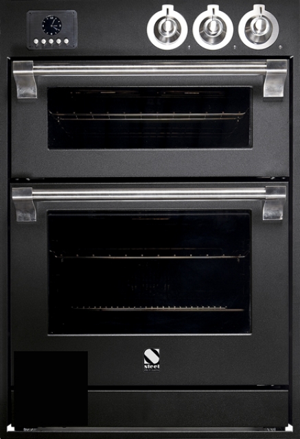 Steel Ascot 60x90, built-in oven, Combisteam, pizza oven, color black, AFFE6-SBA, with 5 year guarantee!