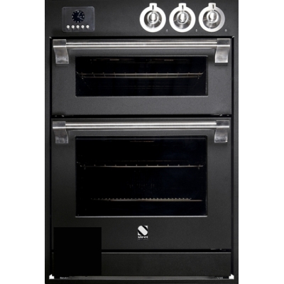 Terasest Ascot 60x90, sisseehitatud ahi, Combisteam, pitsaahi, värvus must, AFFE6-SBA, garantiiga 5 aastat!