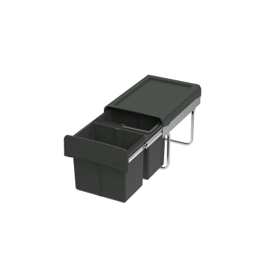 WESCO® Clap 345 S/400-2, anthracite, pull-out technology for revolving doors, full extension, 30 l, 8011452