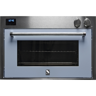 Сталь Genesi 90x60, встраиваемый духовой шкаф Combisteam, цвет Celeste, GFE9-SCE, с гарантией 5 лет!