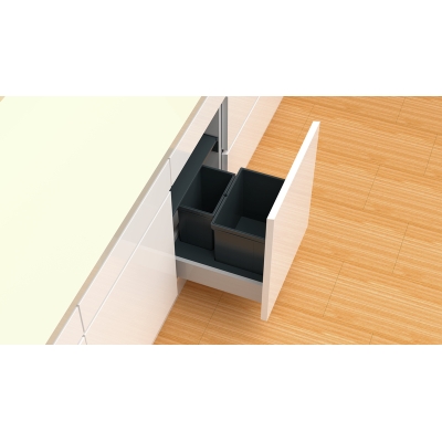 WESCO® Pullboy Versa 265 K/500-2, orion gray, for existing pull-outs, 22 l, 8011711