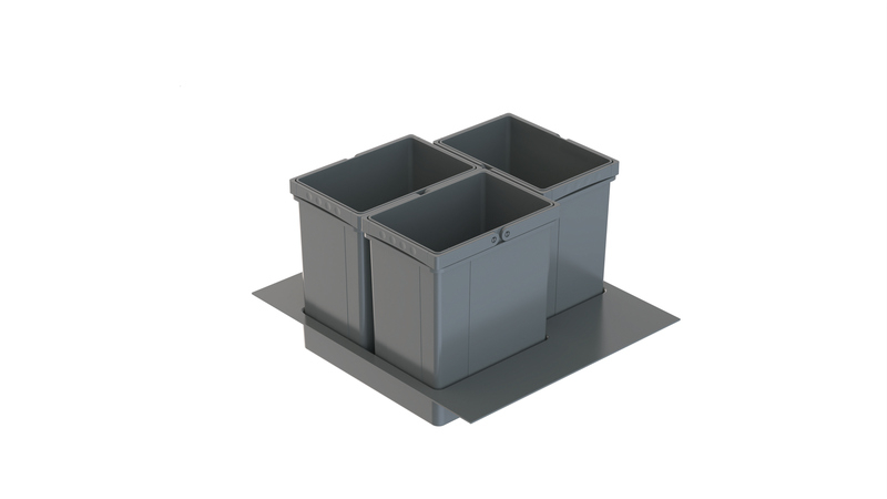 WESCO® Pullboy Versa 265 K/500-3, orion gray, for existing pull-outs, 21 l, 8011710