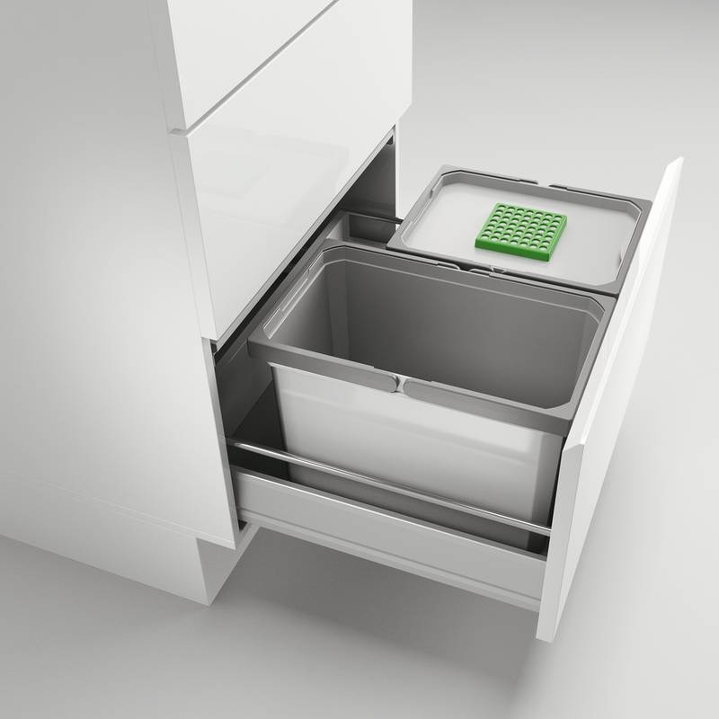 Naber Selectakit Cox Box 275 S / 600-2 Bio, waste system, light gray, 8012465