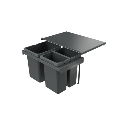 Naber Selectakit Cox® Stand-UP® 350 K/600-3, for existing pull-outs, anthracite, 30.5 l, 8013420