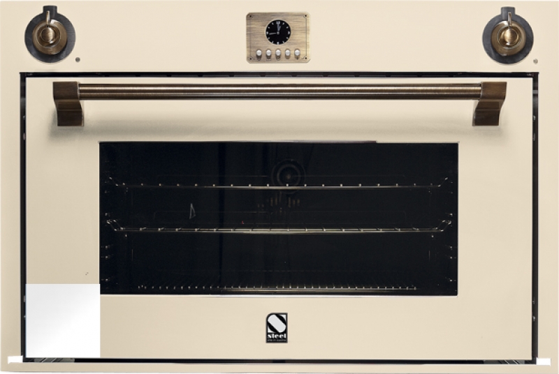 Steel Ascot 90x60, built-in oven, Combisteam, color Nuvola, AFE9-SNA, with 5 year guarantee!