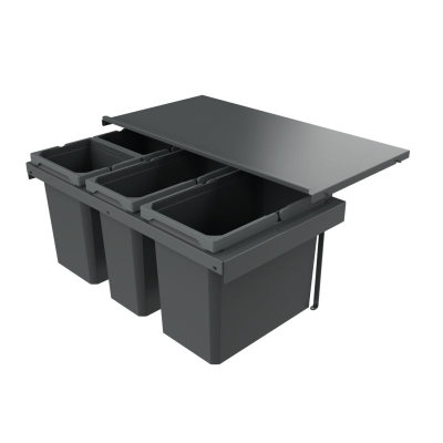 Naber Selectakit Cox® Stand-UP® 350 S/800-4, olemasolevate väljatõmmete jaoks, antratsiit, 58 l, 8013412