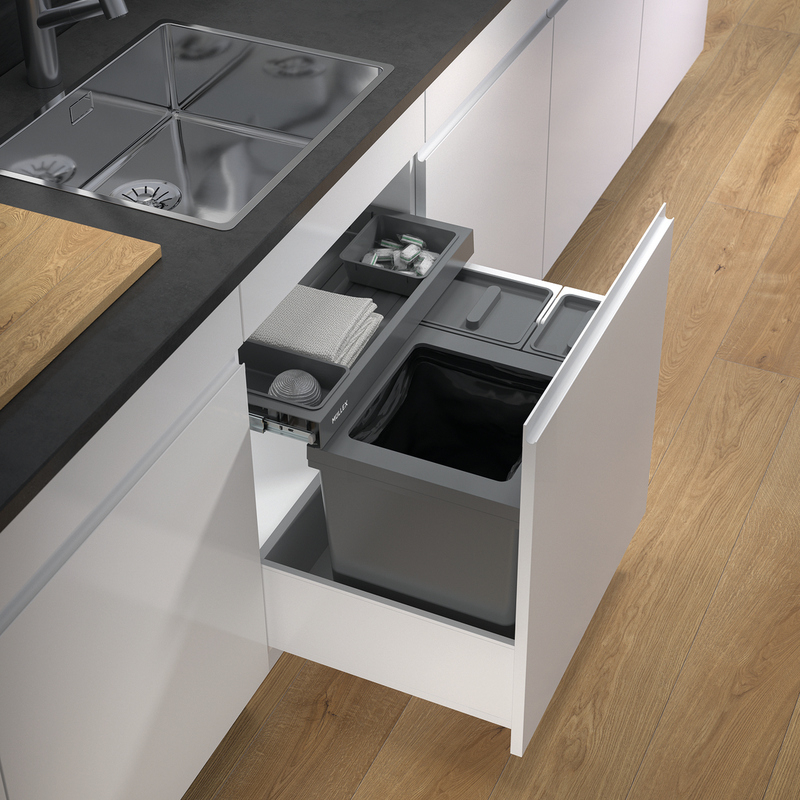 Naber X-LINE 600/L5 with premium drawer, anthracite, for existing pull-outs, 56.1 l, 8011293