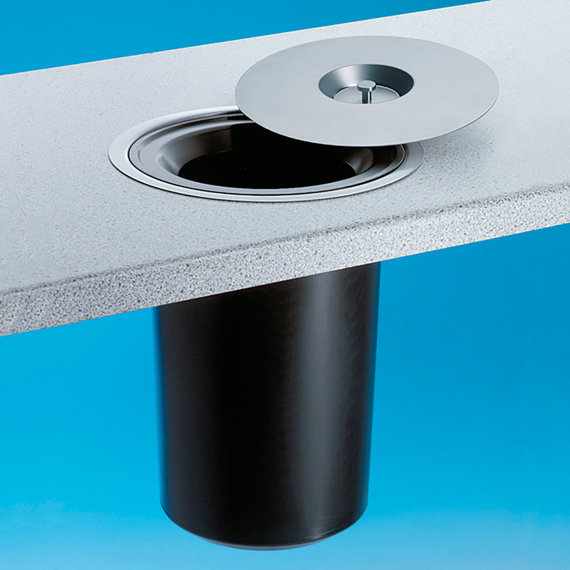 WESCO® Dassa 2, stainless steel with plastic insert, 11 liters, flush installation, 8011101