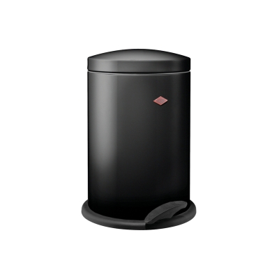 WESCO® pedal waste collector 116, black, foot pedal mechanism, 13 l, 8036161