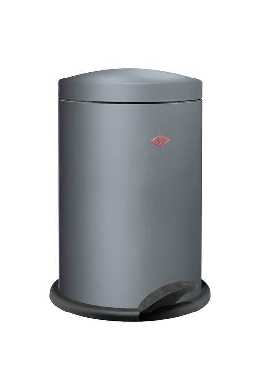 WESCO® pedal waste collector 116, graphite, foot pedal mechanism, 13 l, 8012151