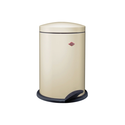 WESCO® pedal waste collector 116, almond, foot pedal mechanism, 13 l, 8012152