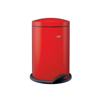 WESCO® pedal waste collector 116, red, foot pedal mechanism, 13 l, 8012165