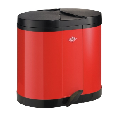 WESCO® eco collector 170, red, foot pedal mechanism, 30 l, 8011533
