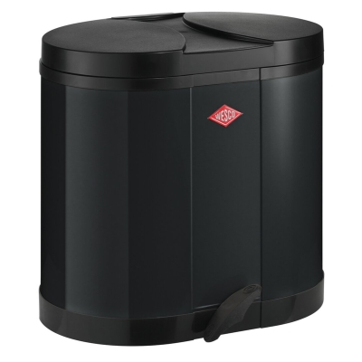WESCO® eco collector 170, black, foot pedal mechanism, 30 l, 8011535