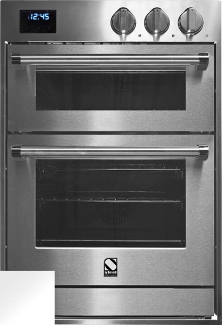 Steel Genesi 60x90, built-in oven, Combisteam, pizza oven, color Nuvola, GFFE6-SNA, with 5 year guarantee!