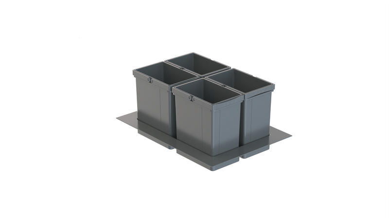 WESCO® Pullboy Versa 265 K/500-4, серый орион, для существующих ящиков, 28 л, 8011712