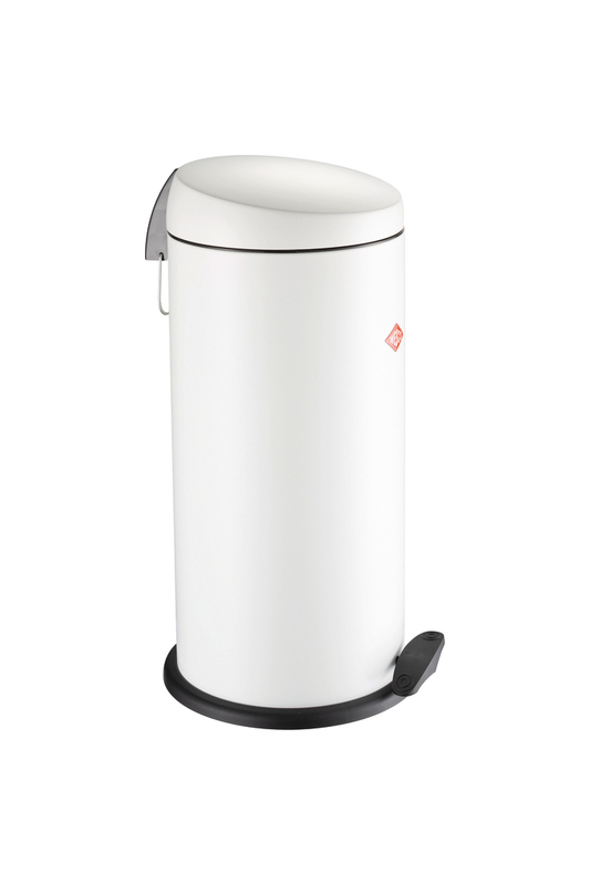 WESCO® Capboy® Maxi, matt white, foot pedal mechanism, 22 l, 8012176