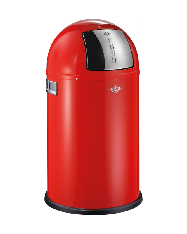 WESCO® Pushboy® Junior, red, flap, 22 l, 8011537