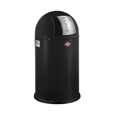 WESCO® Pushboy® Junior, matt black, flap, 22 l, 8011541