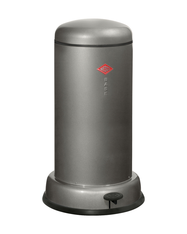 WESCO® Baseboy® 20, graphite, foot pedal mechanism, 20 l, 8011512