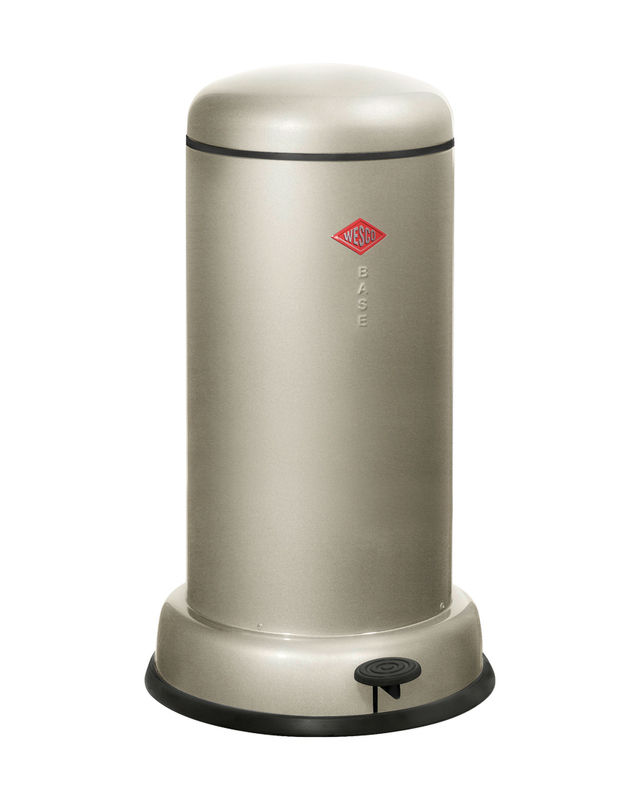 WESCO® Big Baseboy® 20, nickel silver, foot pedal mechanism, 20 l, 8011680