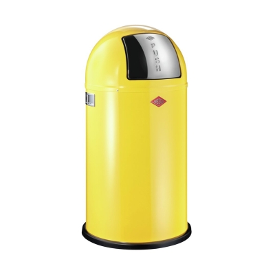 WESCO® Pushboy®, lemon yellow, flap, 50 l, 8012399