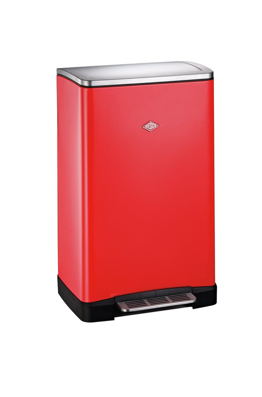 WESCO® Big Double Boy, punane, pedaalimehhanism, 36 l, 8011694