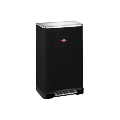 WESCO® Big Double Boy, matt black, foot pedal mechanism, 36 l, 8011696