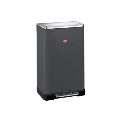 WESCO® Big Double Boy, graphite matt, foot pedal mechanism, 36 l, 8011698