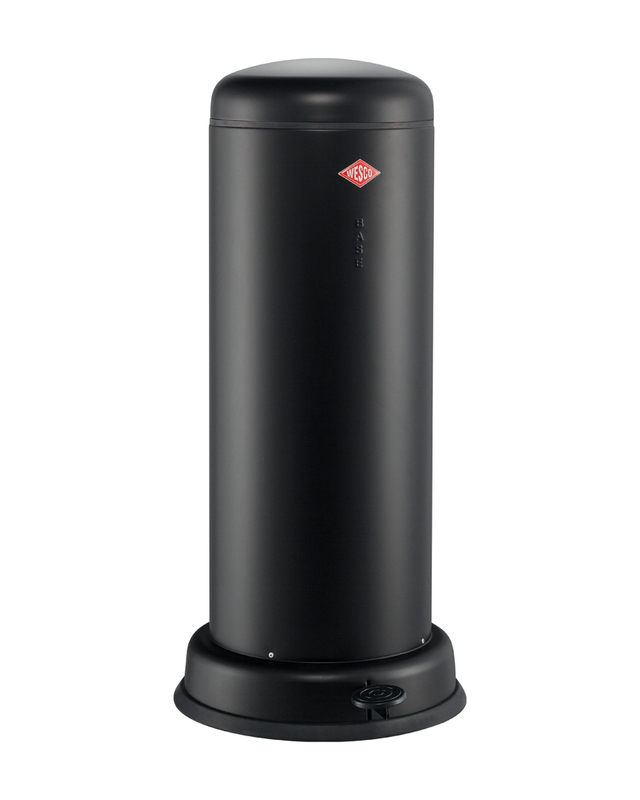 WESCO® Big Baseboy® 30, matt black, foot pedal mechanism, 30 l, 8011525