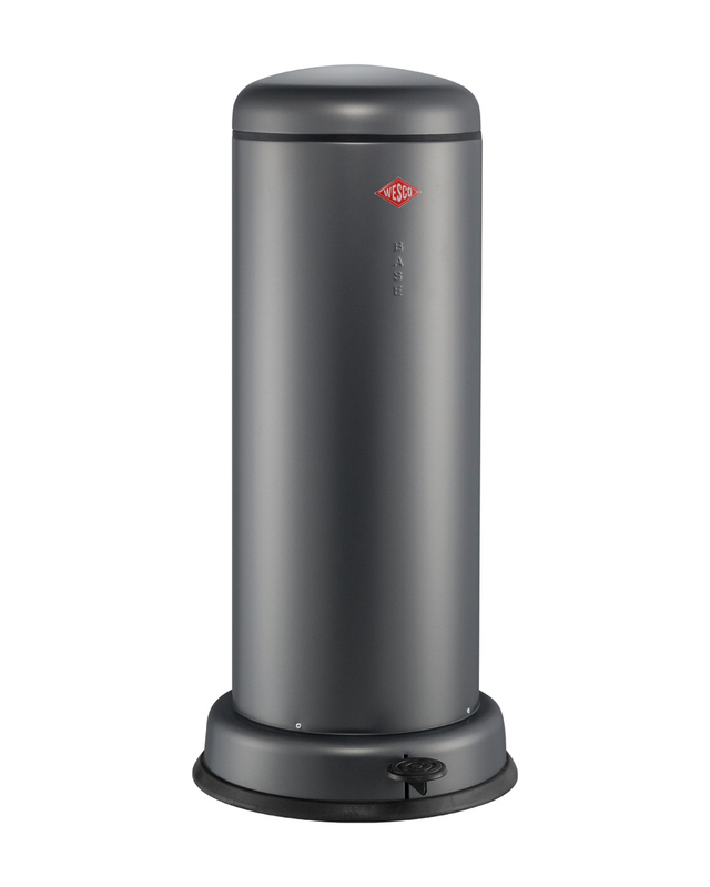 WESCO® Big Baseboy® 30, matt graphite, foot pedal mechanism, 30 l, 8011527