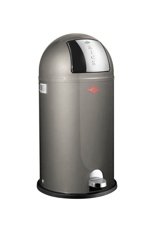 WESCO® Kickboy®, graphite, foot pedal mechanism, 40 l, 8011555