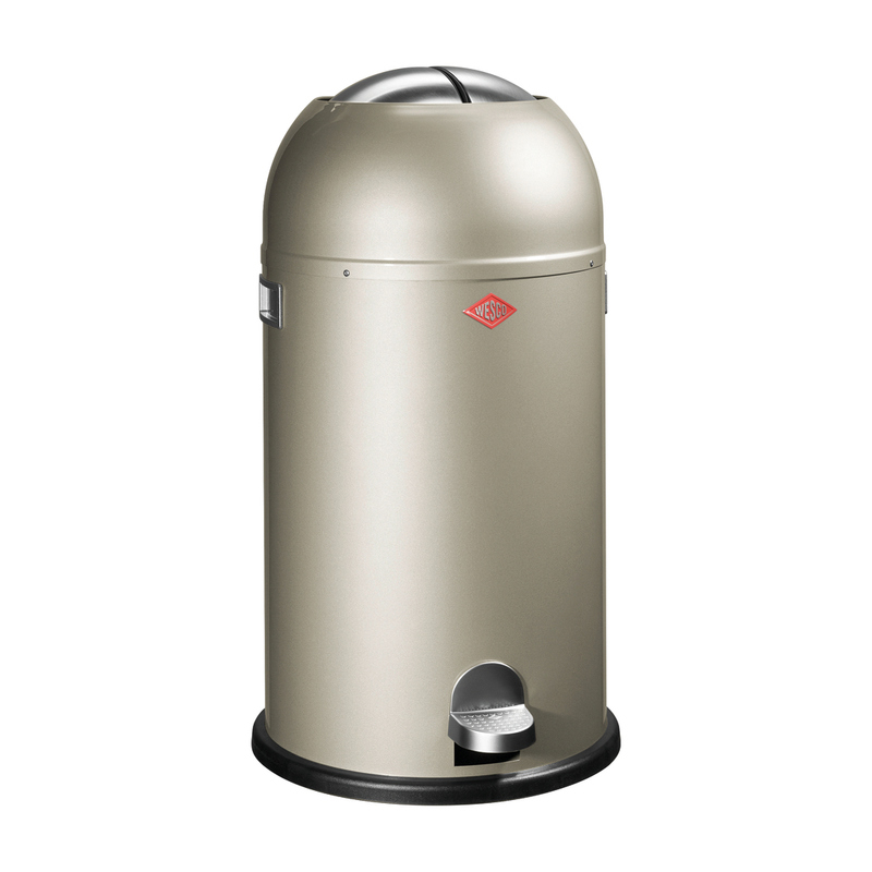 WESCO® Kickmaster®, nikkelhõbe, jalgpedaali mehhanism, 33 l, 8011569