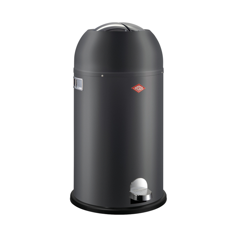 WESCO® Kickmaster®, graphite matt, foot pedal mechanism, 33 l, 8011574